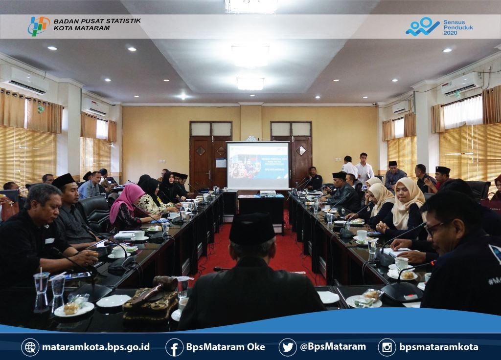 Sosialisasi Sensus Penduduk 2020 di Kantor DPRD Kota Mataram