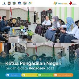 Ketua Pengadilan Negeri Sudah Didata Regsosek 2022