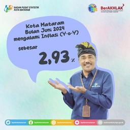 Inflasi Kota Mataram Juni 2024