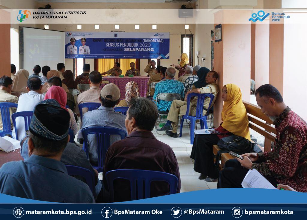 Rapat Koordinasi Kecamatan (Rakorcam) Sensus Penduduk 2020 Kecamatan Selaparang