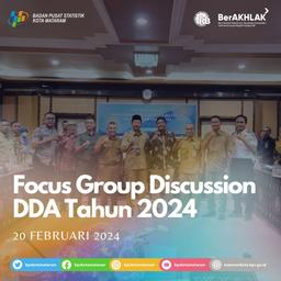 FGD Penyusunan Publikasi Kota Mataram Dalam Angka Tahun 2024