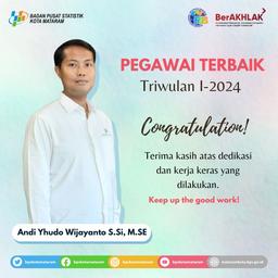 Pegawai Terbaik Triwulan I-2024 BPS Kota Mataram