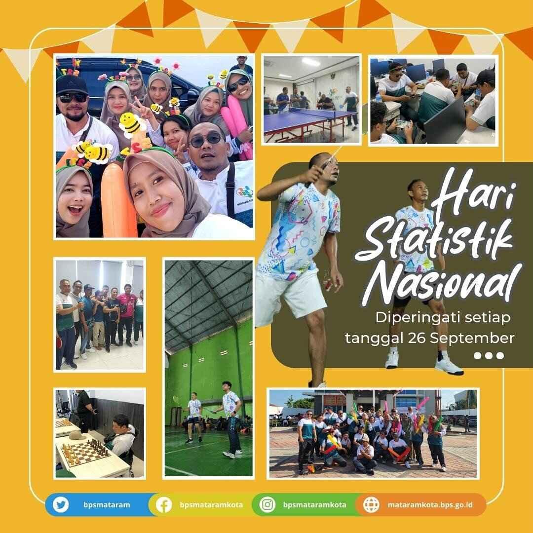 This 2023 HSN commemoration carries the theme "Quality Statistics for Advanced Indonesia"