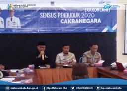 Rapat Koordinasi Kecamatan (Rakorcam) Sensus Penduduk 2020 Kecamatan Cakranegara